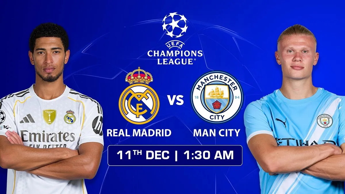 Soi kèo Real Madrid vs Manchester City 03h00, 11/12/2025 Cup C1 2 Real Madrid vs Manchester City